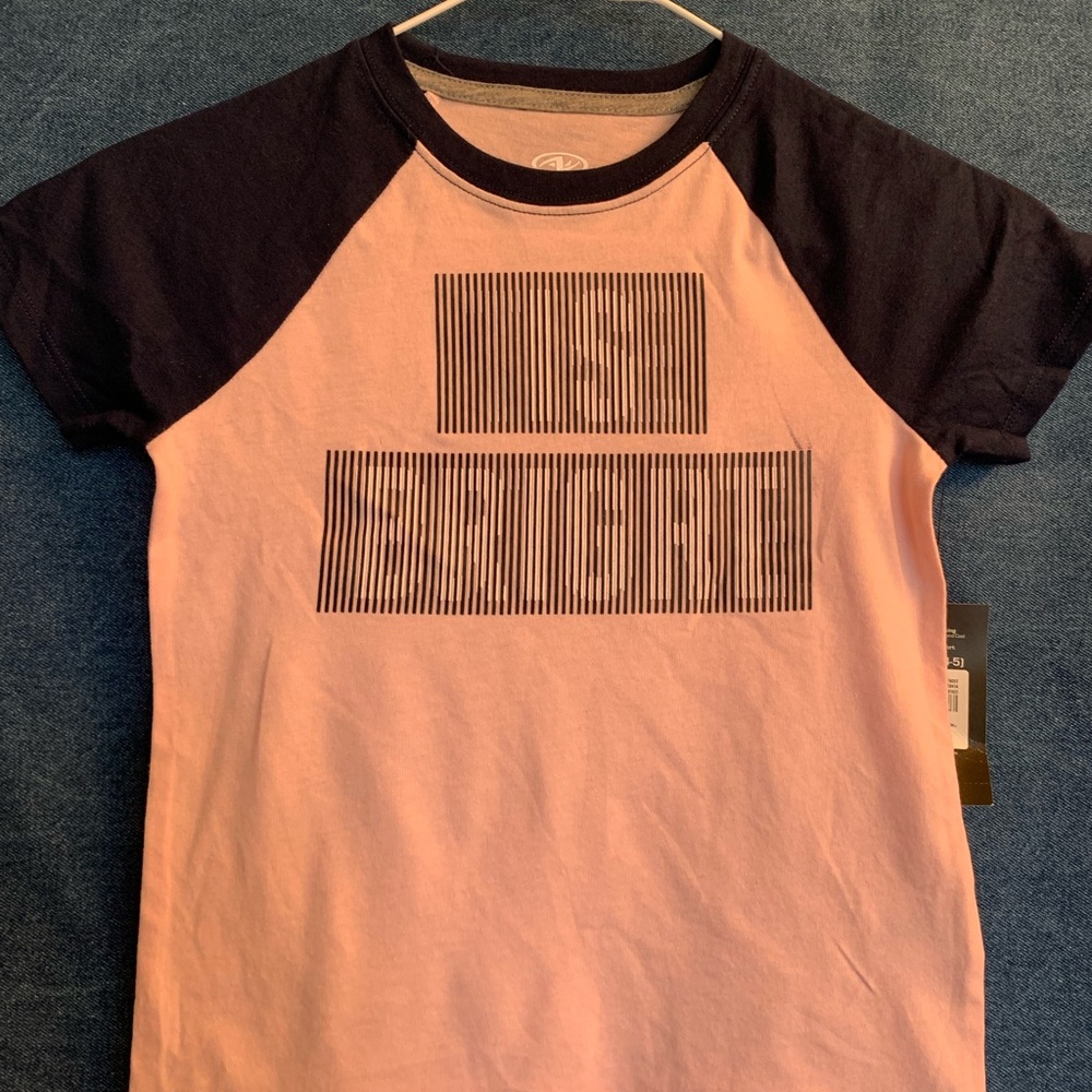 Kids Pink and Blue Graphic Tee